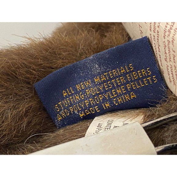 BOYDS BEAR Keep on Riding 8" Biker w Red Bandana‎ Jean Vest Embroidered Vintage - Picture 11 of 16